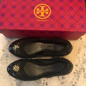 Tory Burch Black Jolie Ballet Flats, 6.5